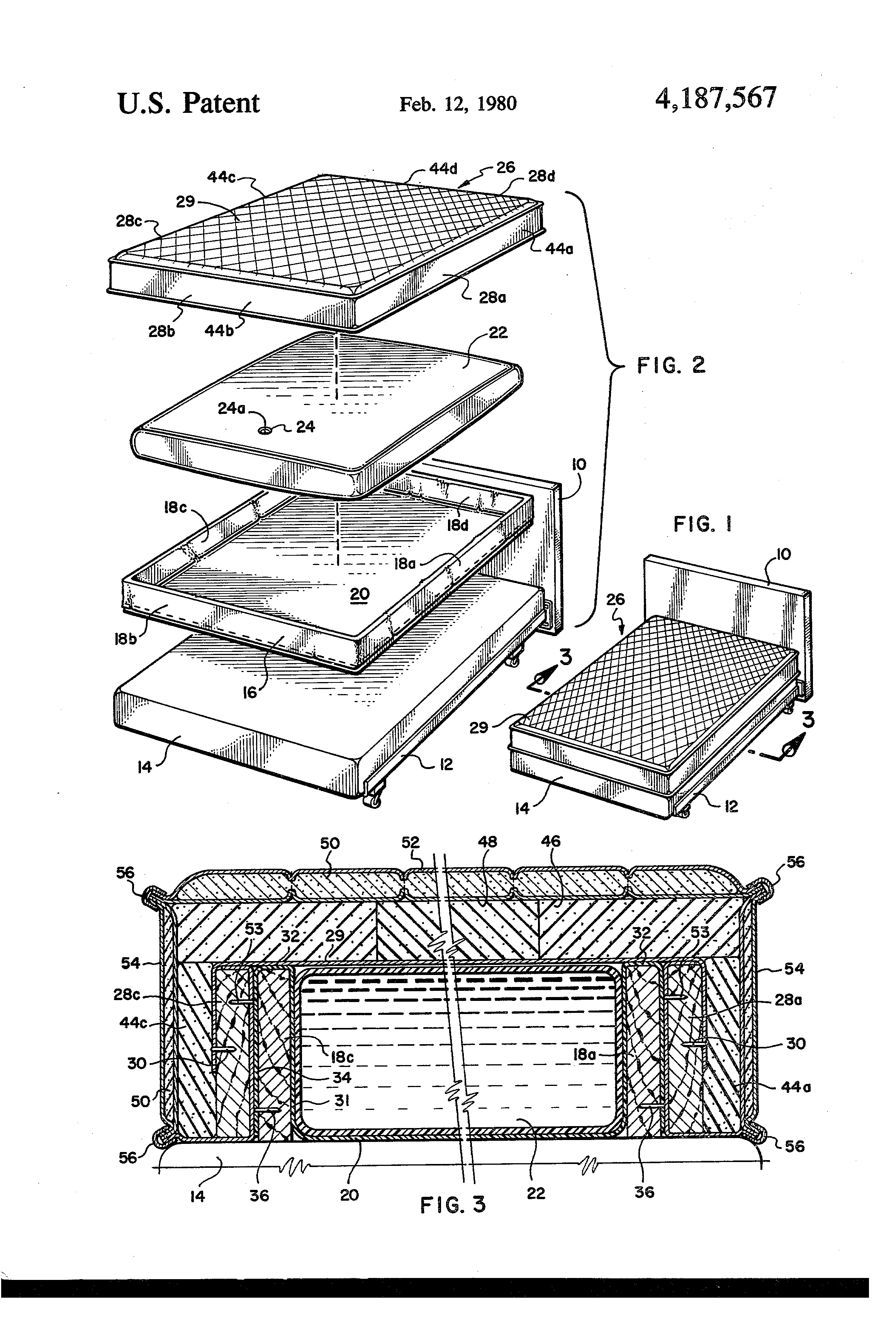 TODAY’S PATENT – WATERBED