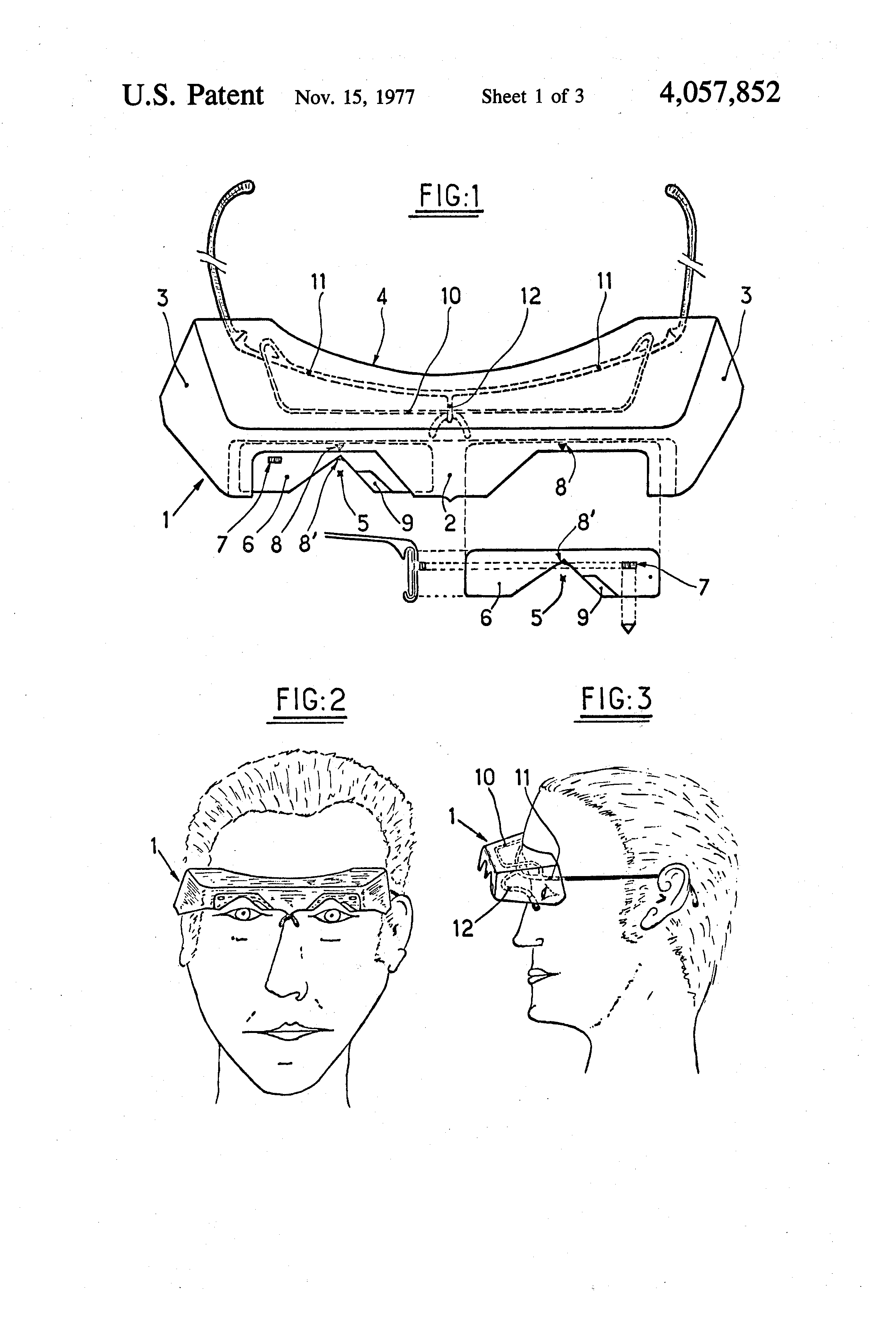 Today’s Patent – ANTI – DAZZLE EYE SHADE