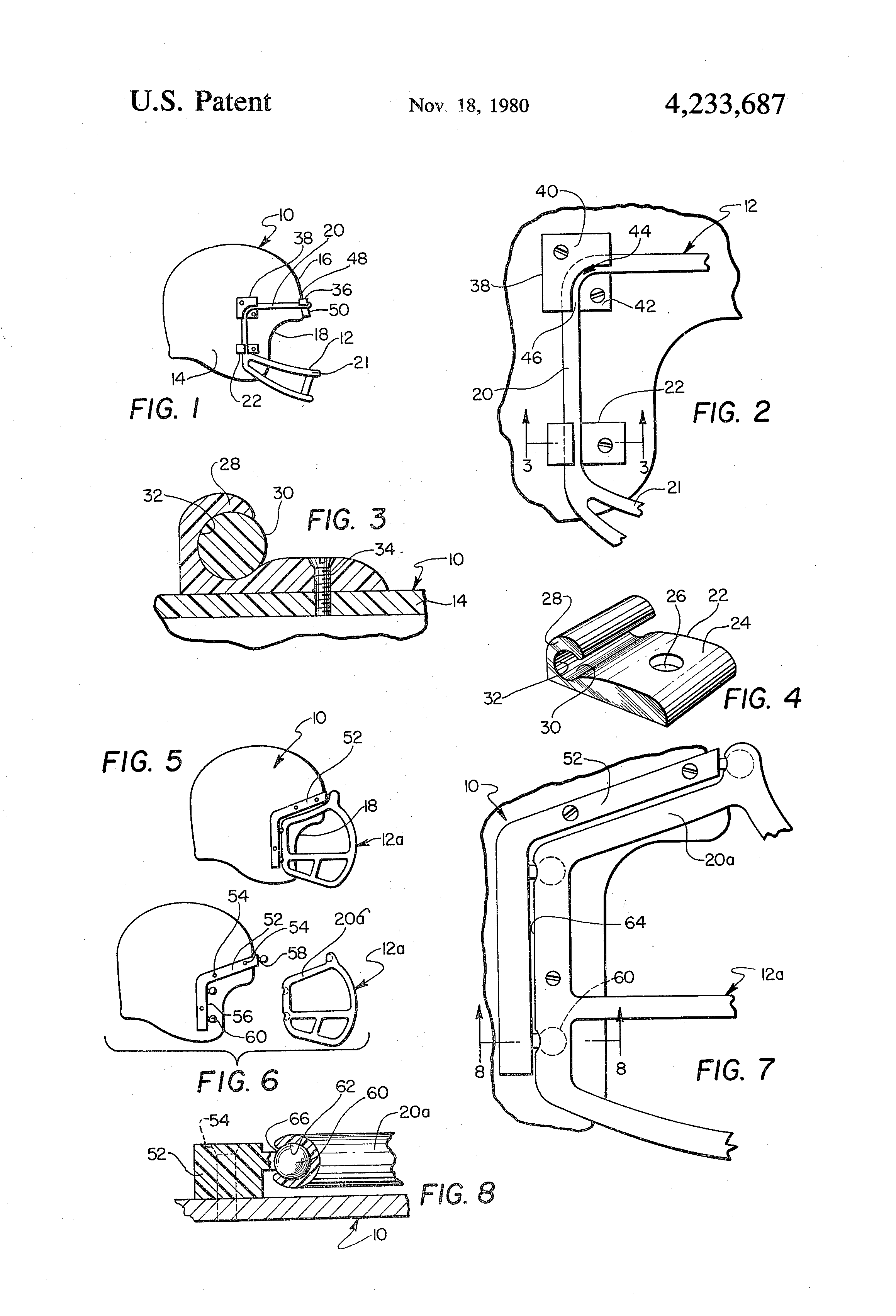 Today’s Patent – SPORTS HELMET WITH FACE MASK