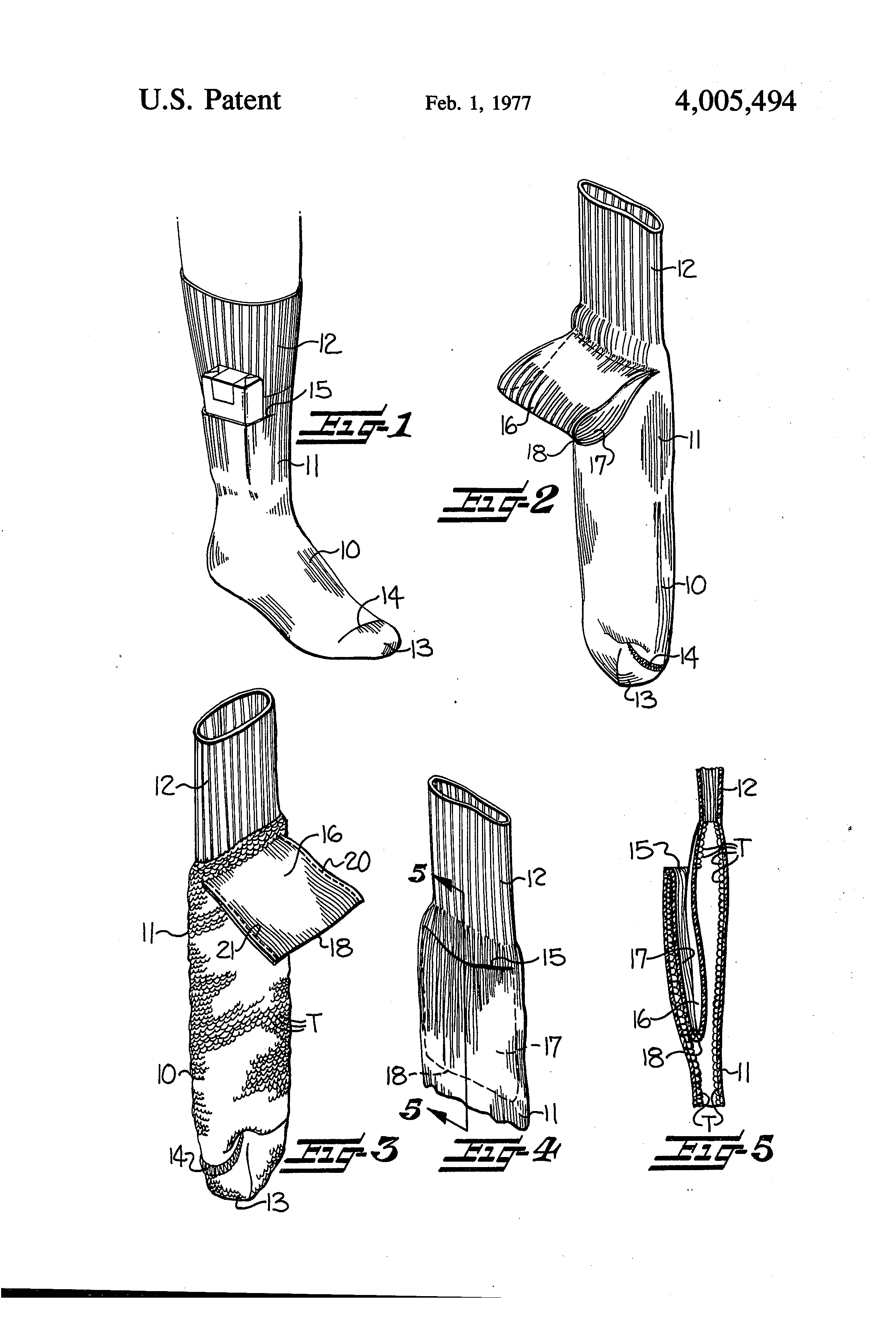 TODAY’S PATENT – POCKET SOCK AND METHOD OF KNITTING THE SAME