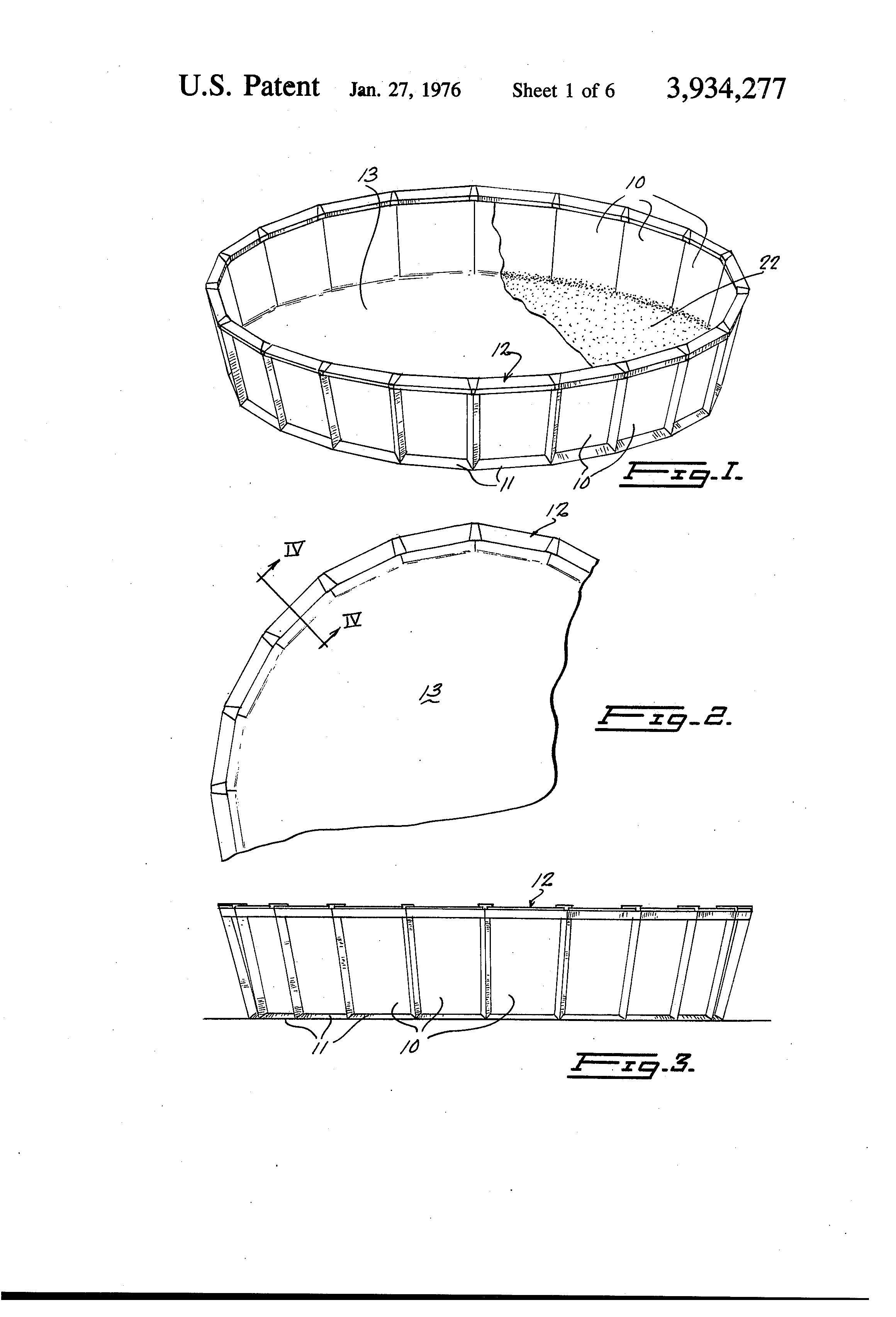 TODAY’S PATENT – PORTABLE SWIMMING POOL