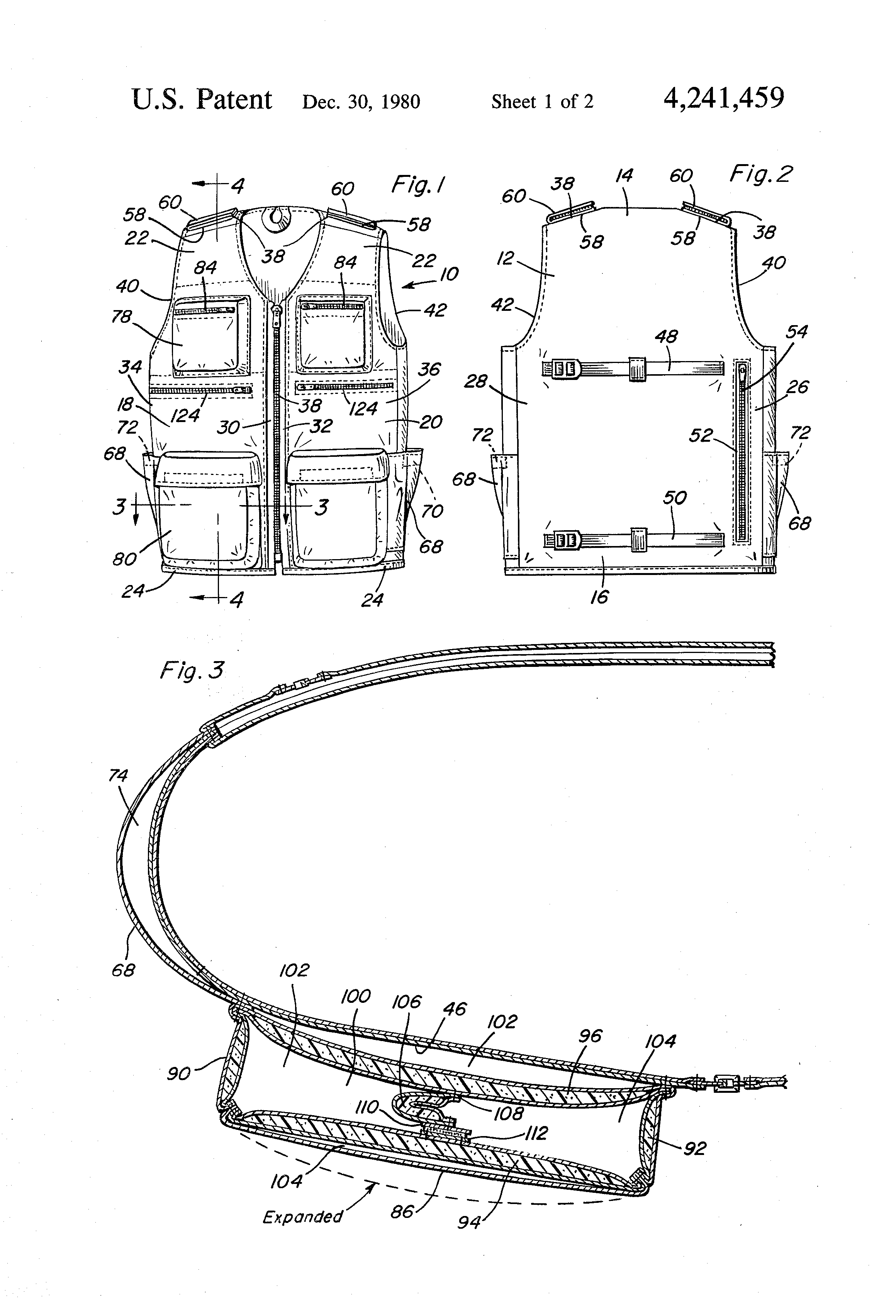 TODAY’S PATENT – VEST FOR PHOTOGRAPHERS