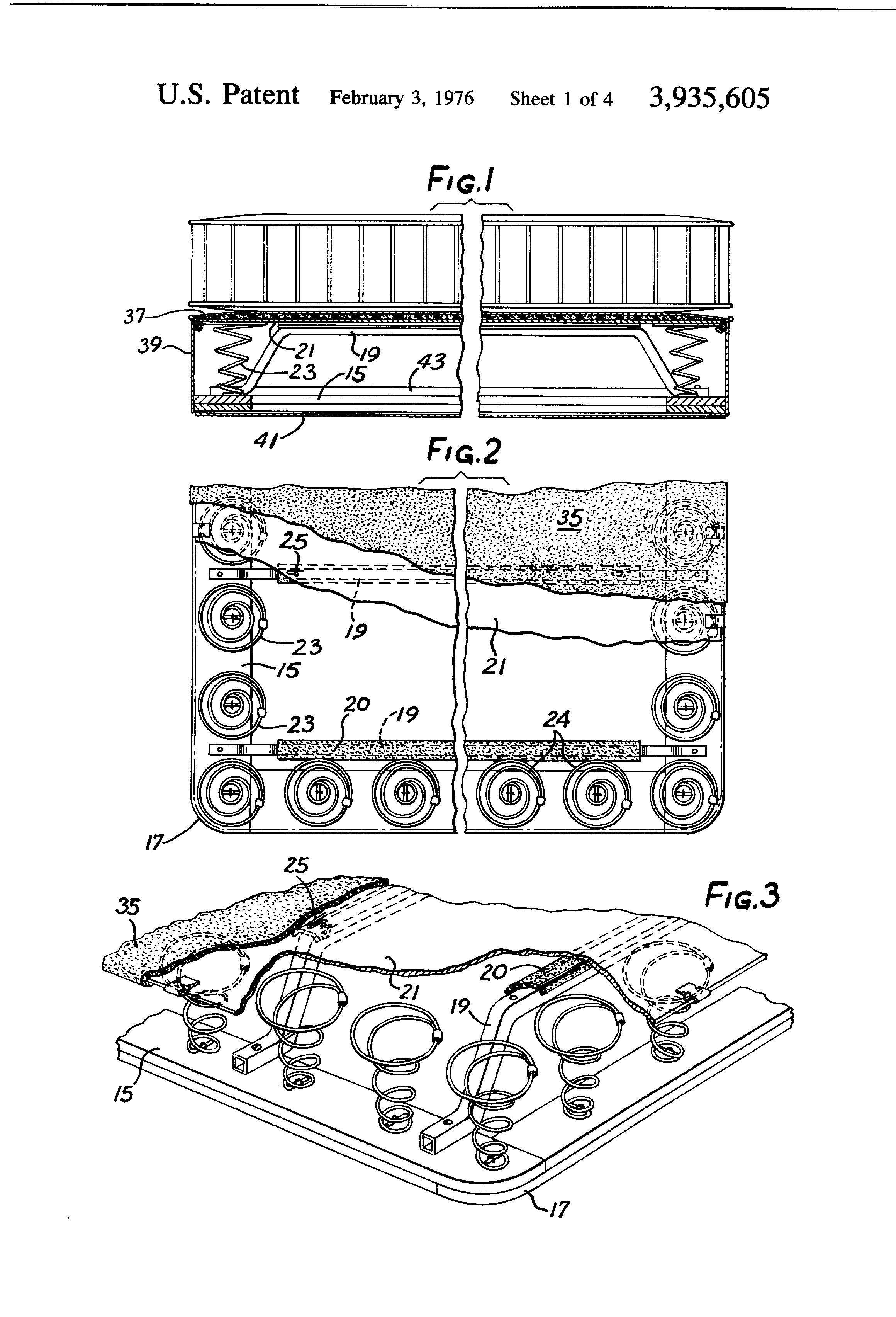 TODAY’S PATENT – MATRESS FOUNDATION