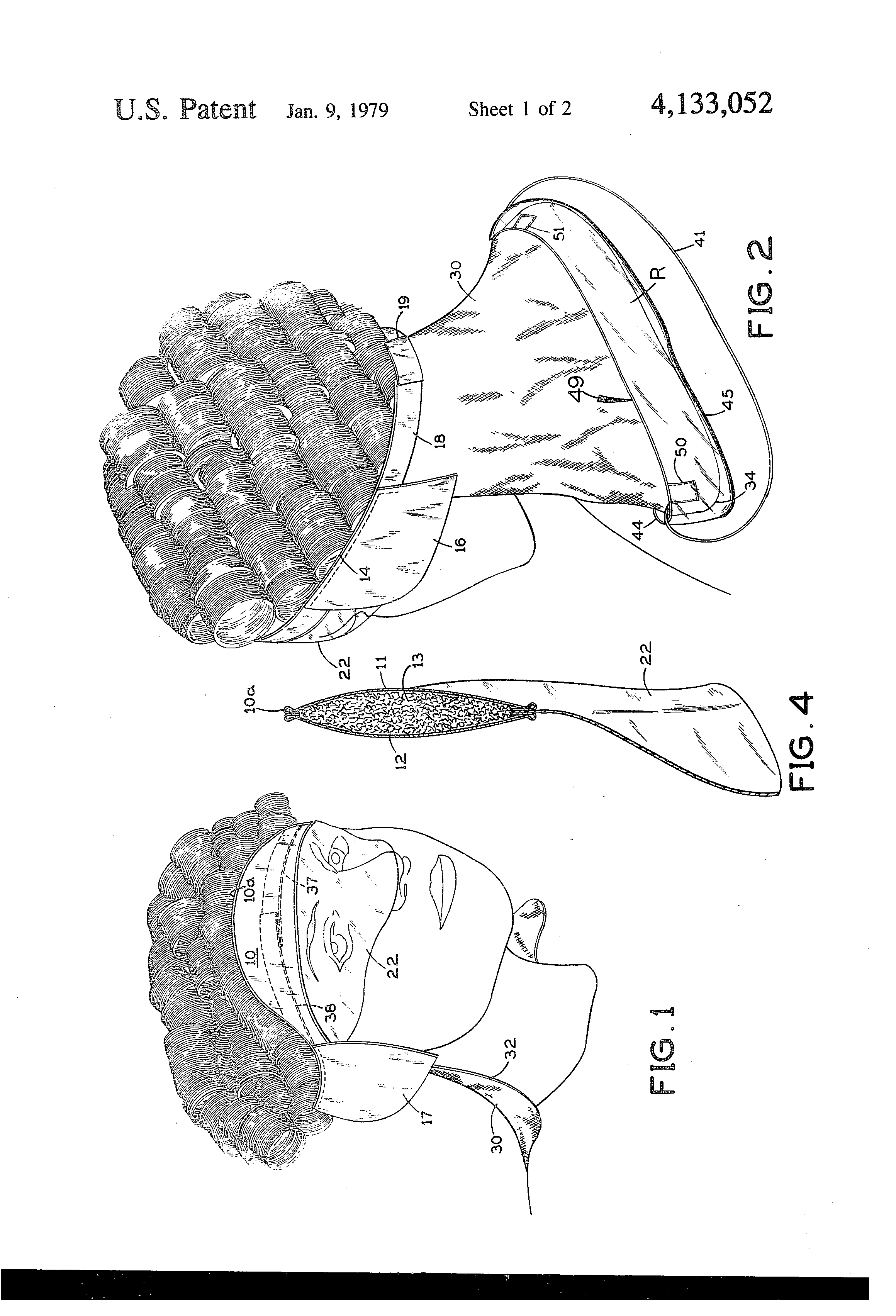 TODAY’S PATENT – PROTECTIVE ARRANGEMENT FOR BEAUTY SALON PATRON