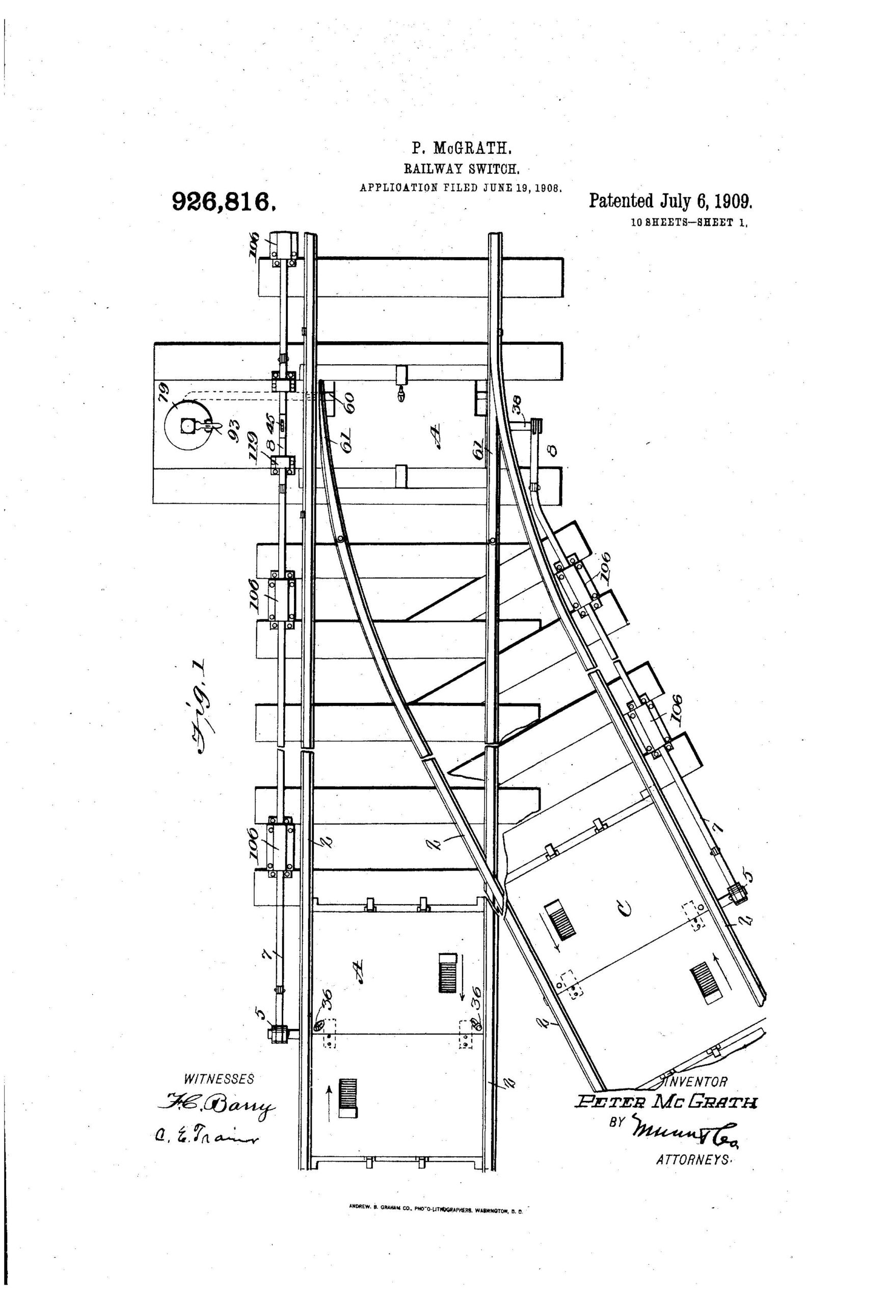 Today’s Patent- Railway Switch