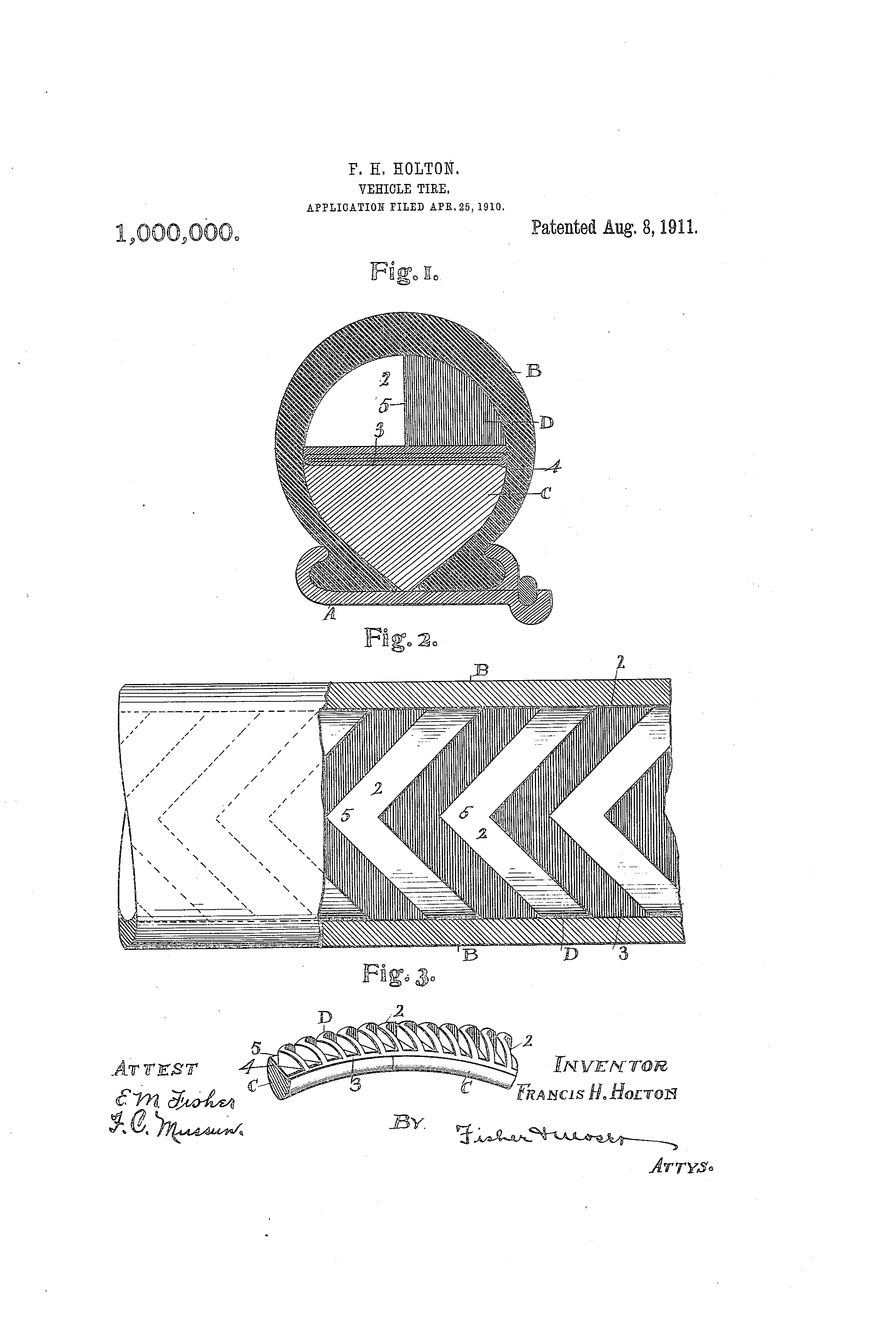 Today’s Patent-Vehicle Tire