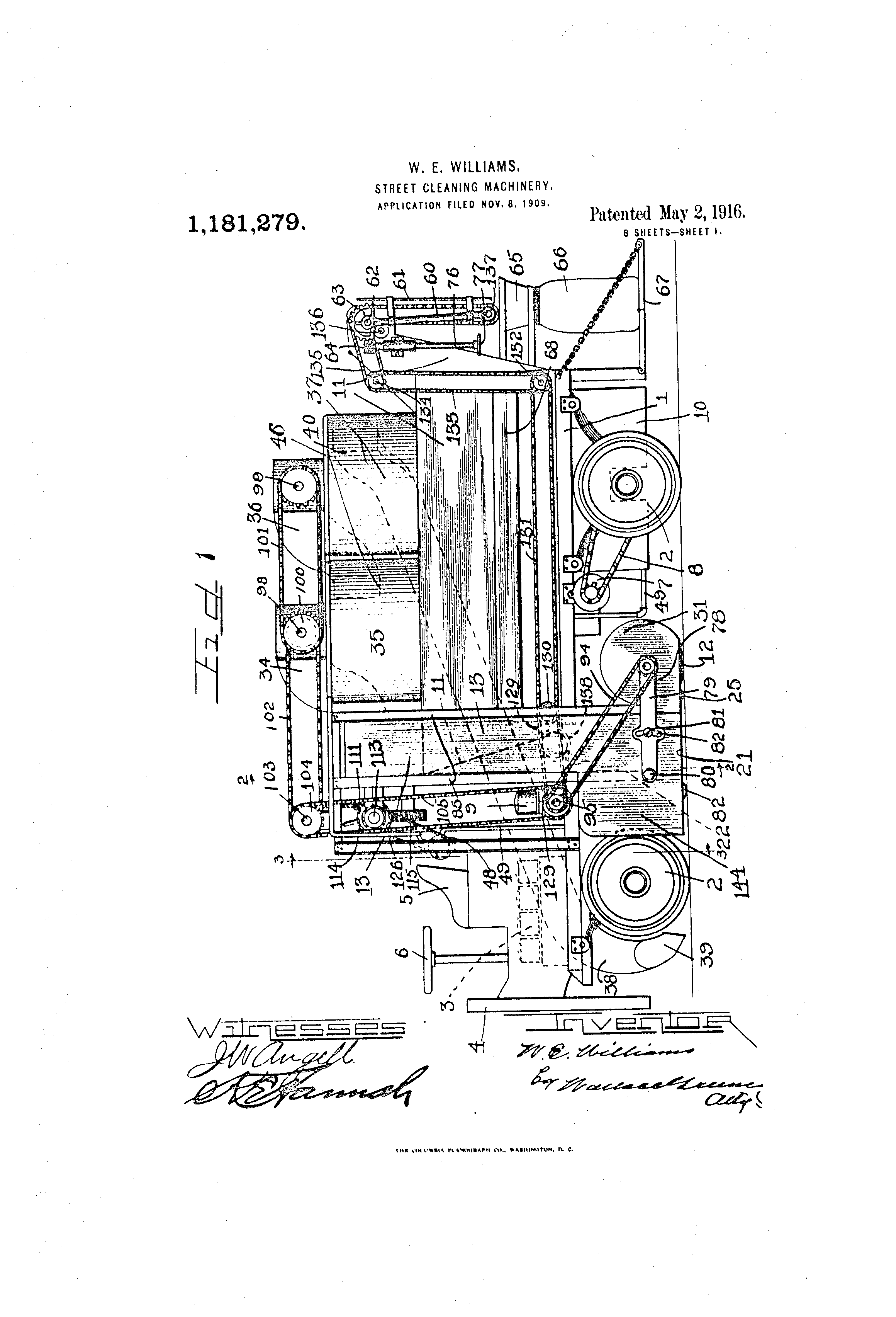 Patent of the Week-Street-cleaning machinery
