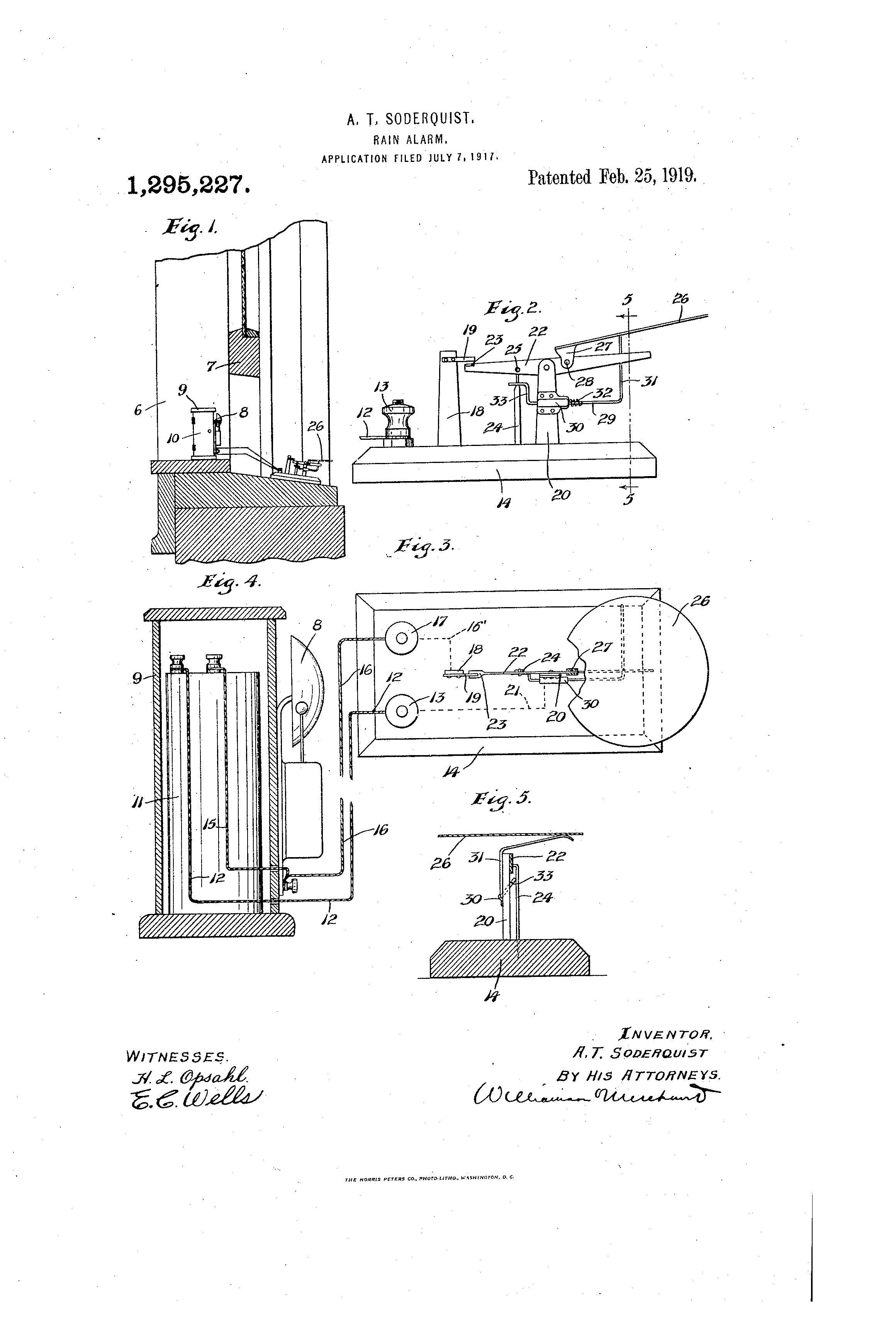 Today’s Patent-Rain Alarm
