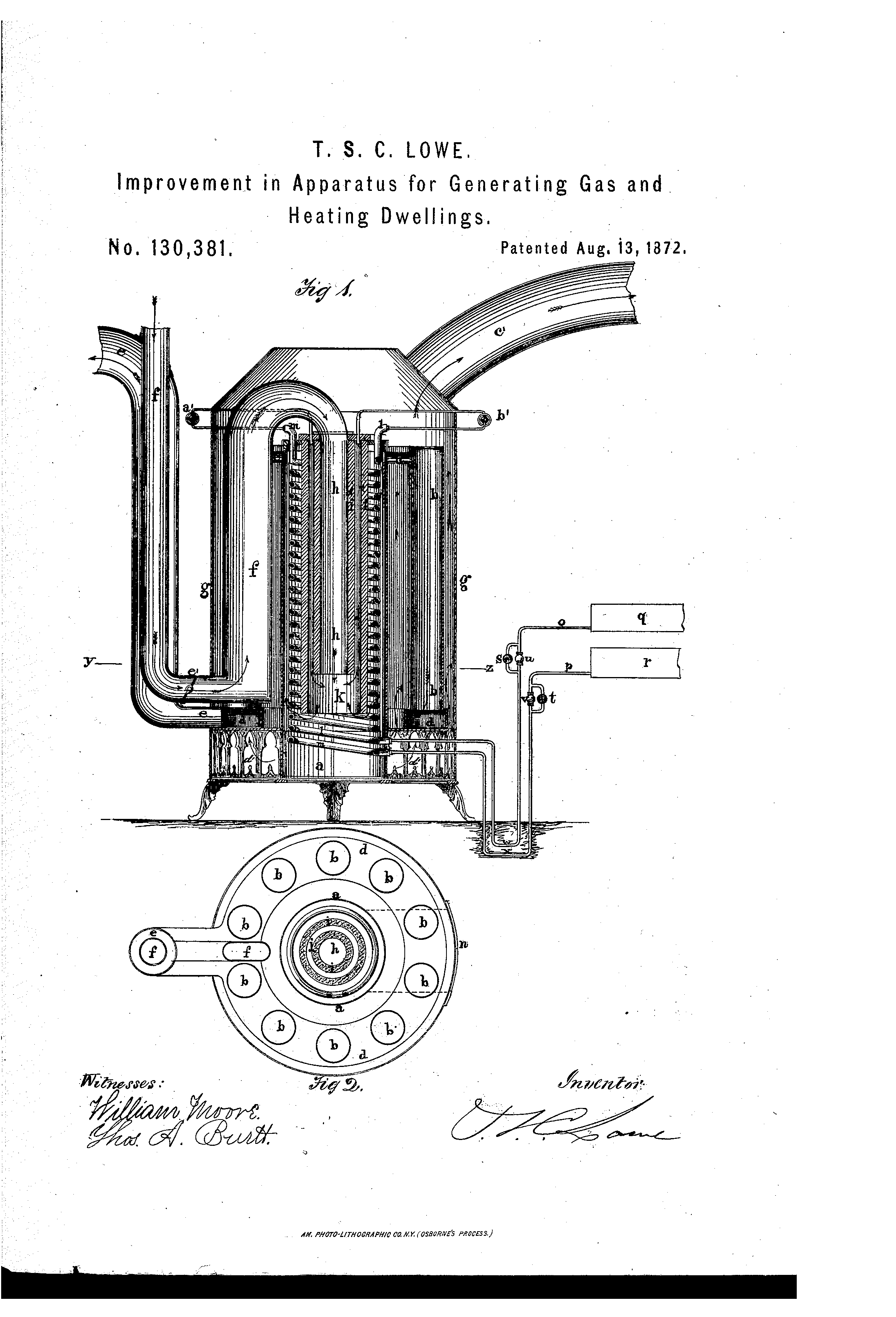 Patent of the week- IMPROVEMENTS IN APPARATUS FOR GENERATING GAS AND HEATING DWELLINGS