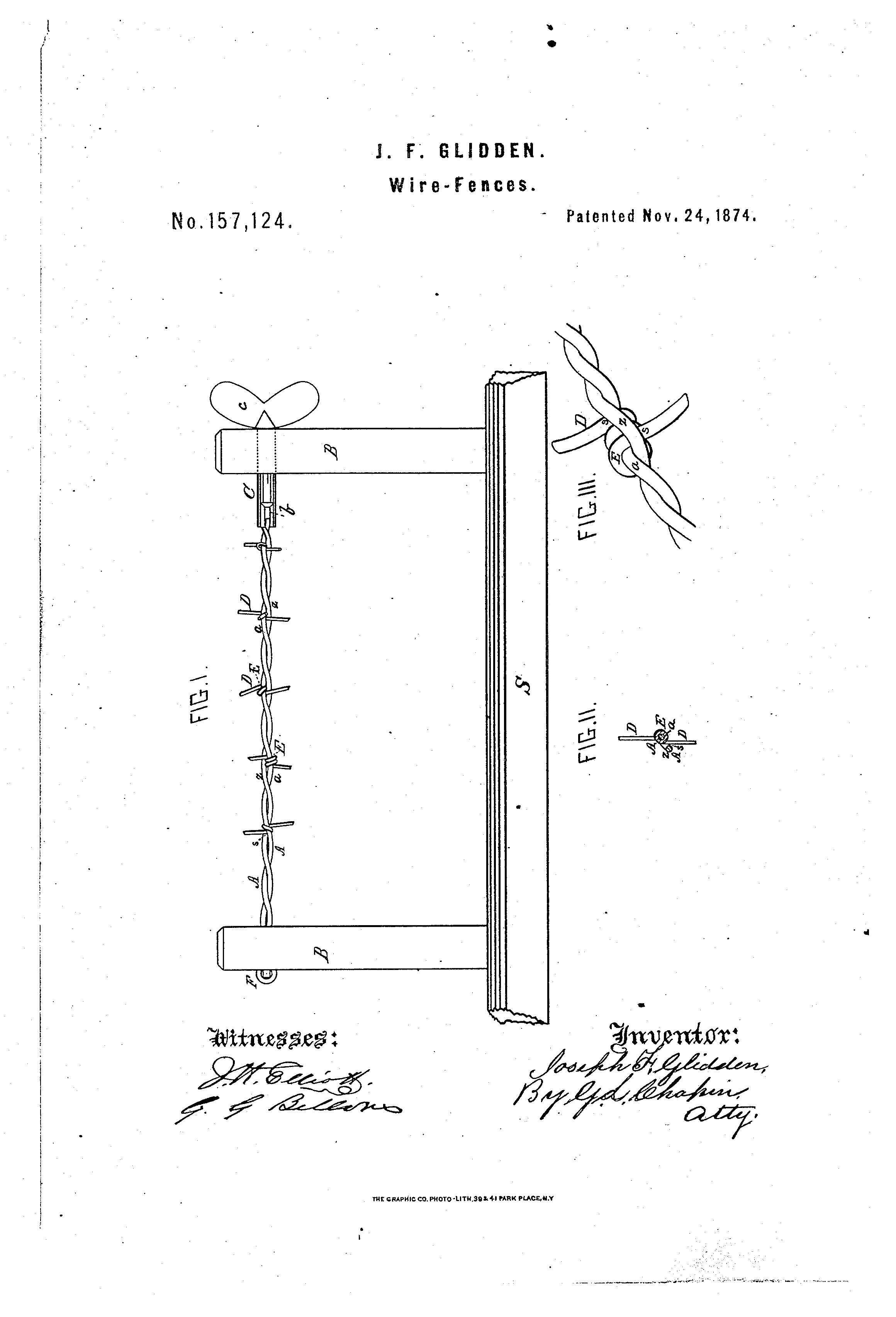 Today’s Patent- Improvement in wire-fences