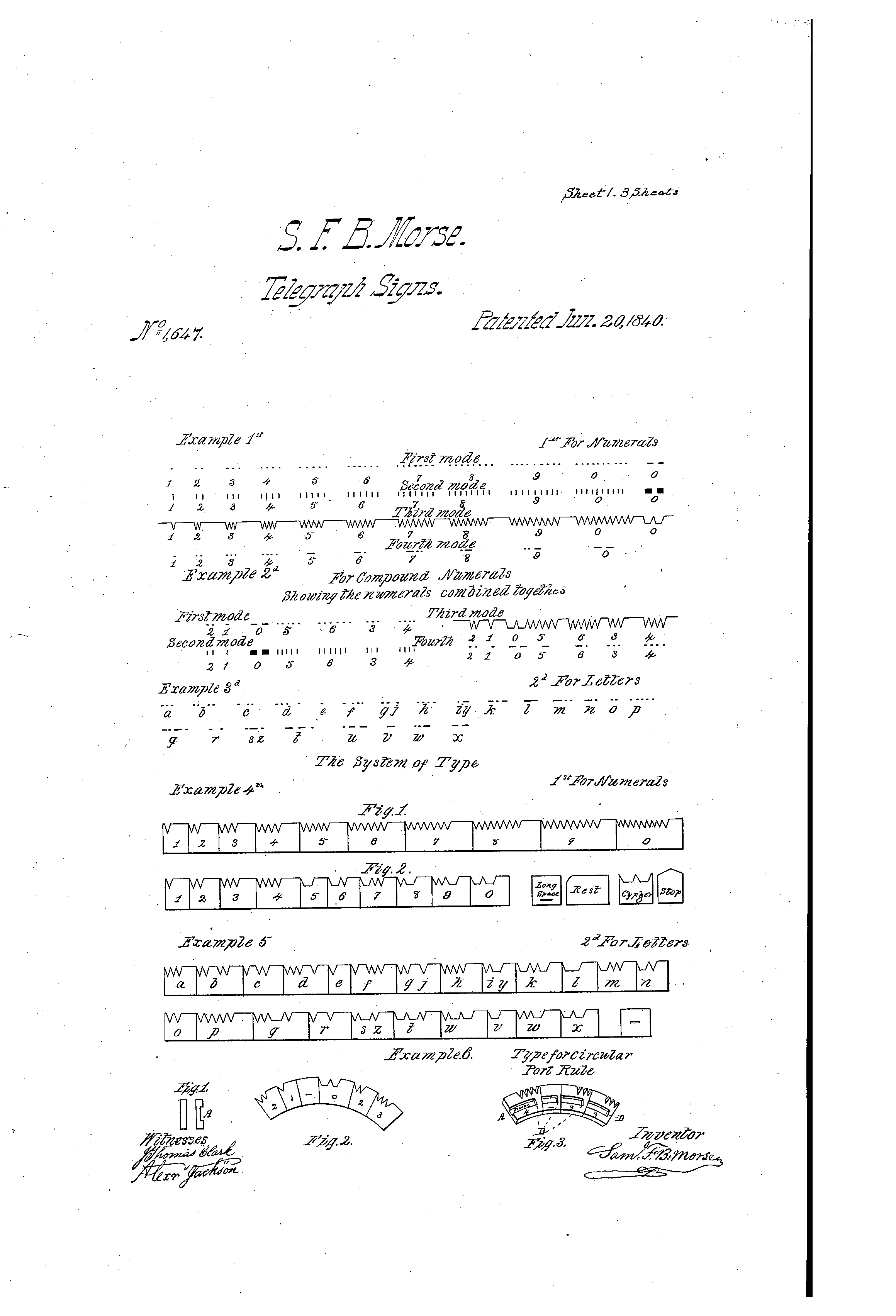 Today’s Patent- Long Distance Telegraphy Signals