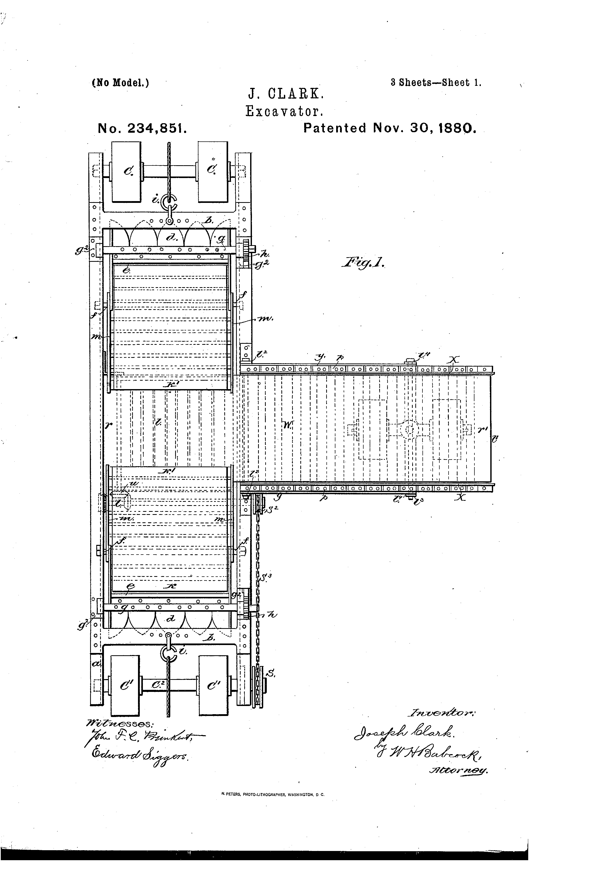 Today’s Patent- EXCAVATOR