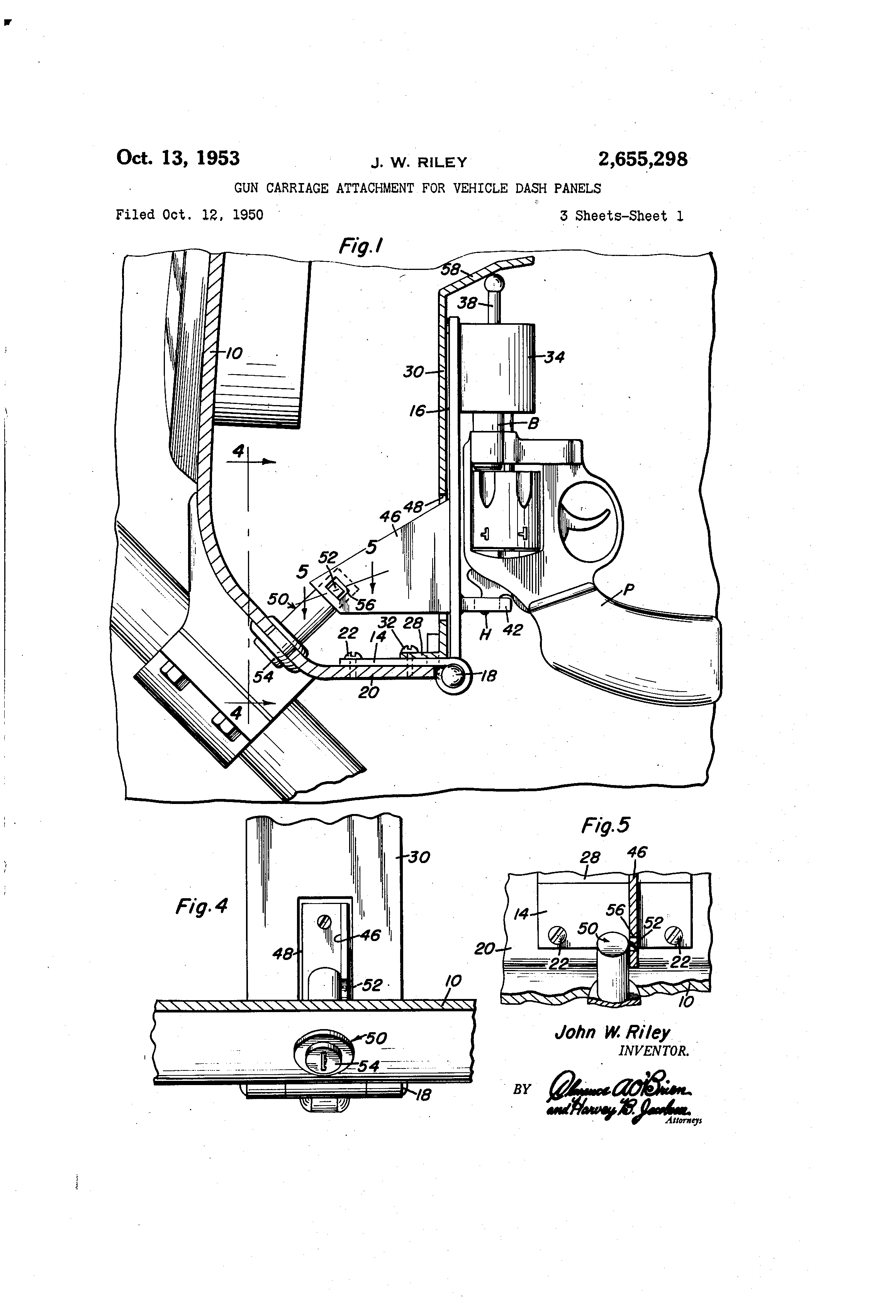 Today’s Patent- Gun Carriage Attachment