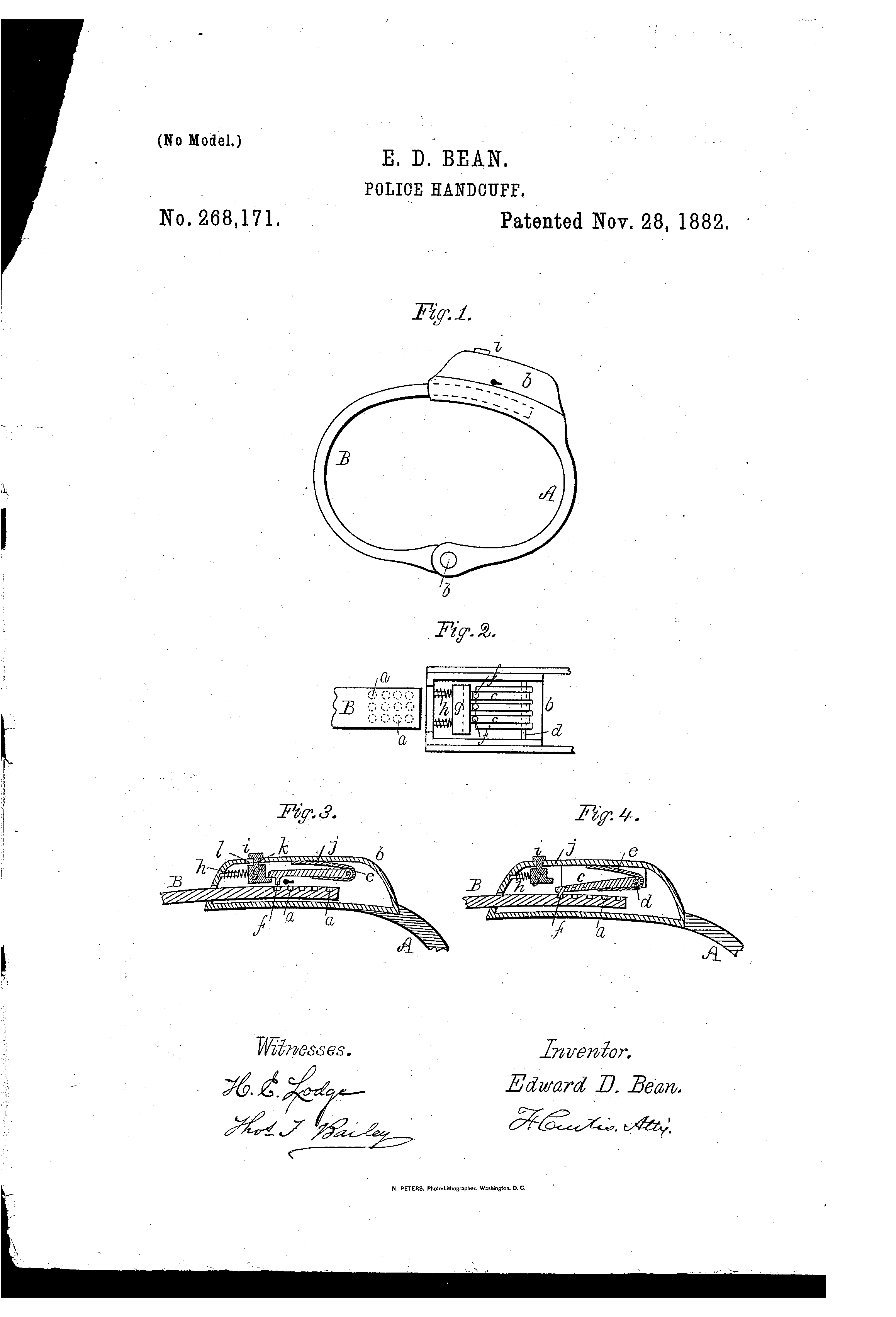 Today’s Patent- Police Handcuff