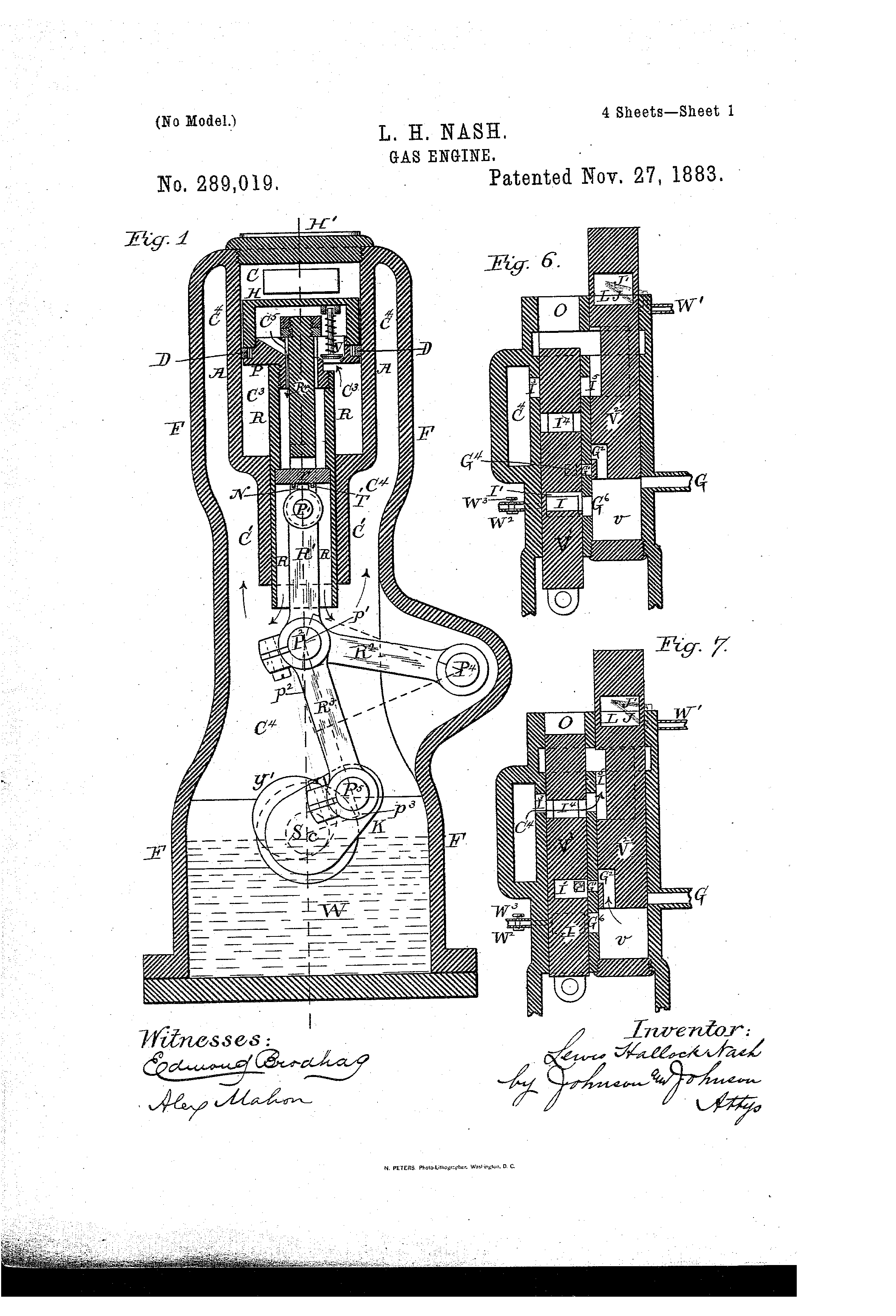 Today’s Patent- Gas engine