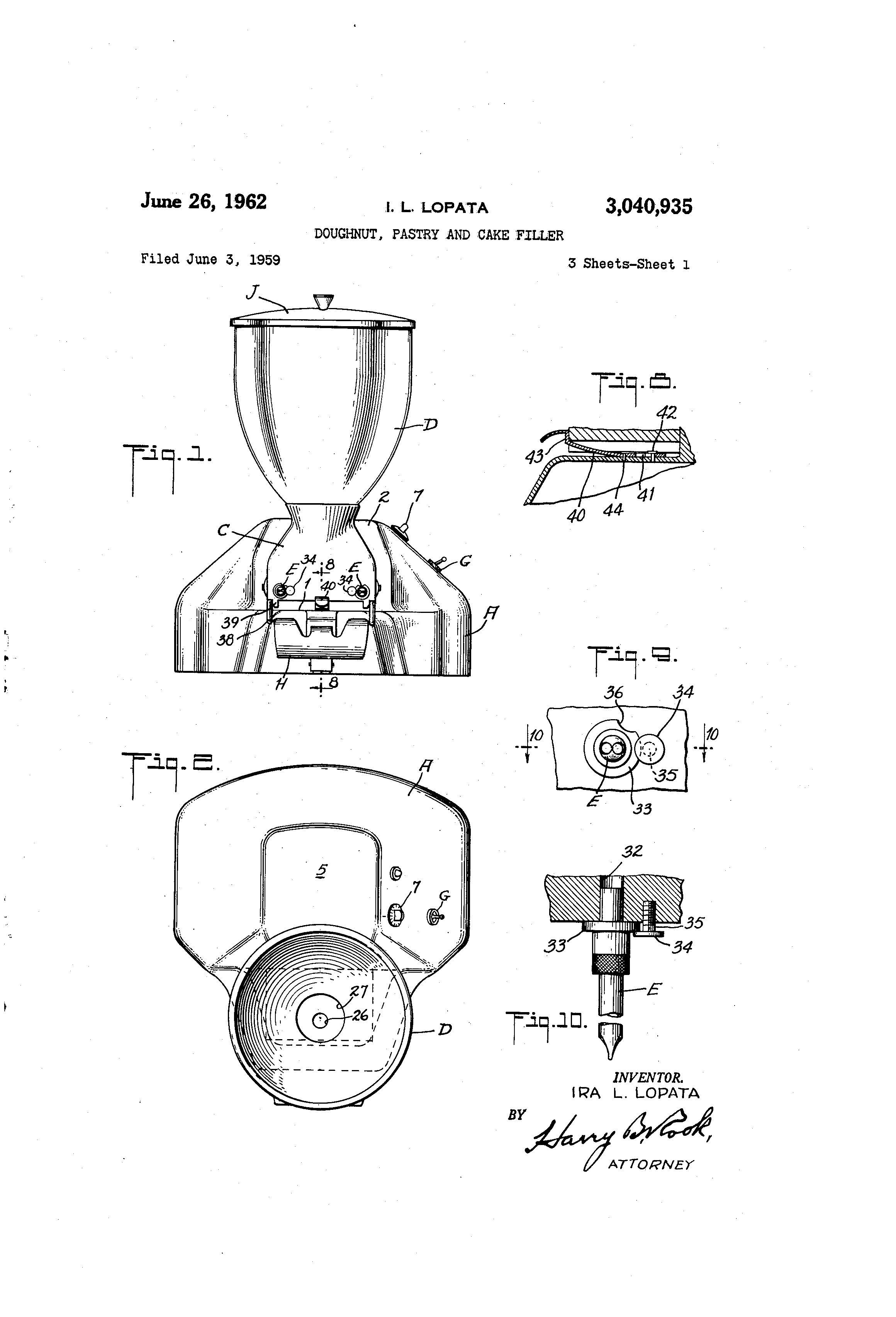 Today’s Patent – Doughnut, Pastry and Cake Filler