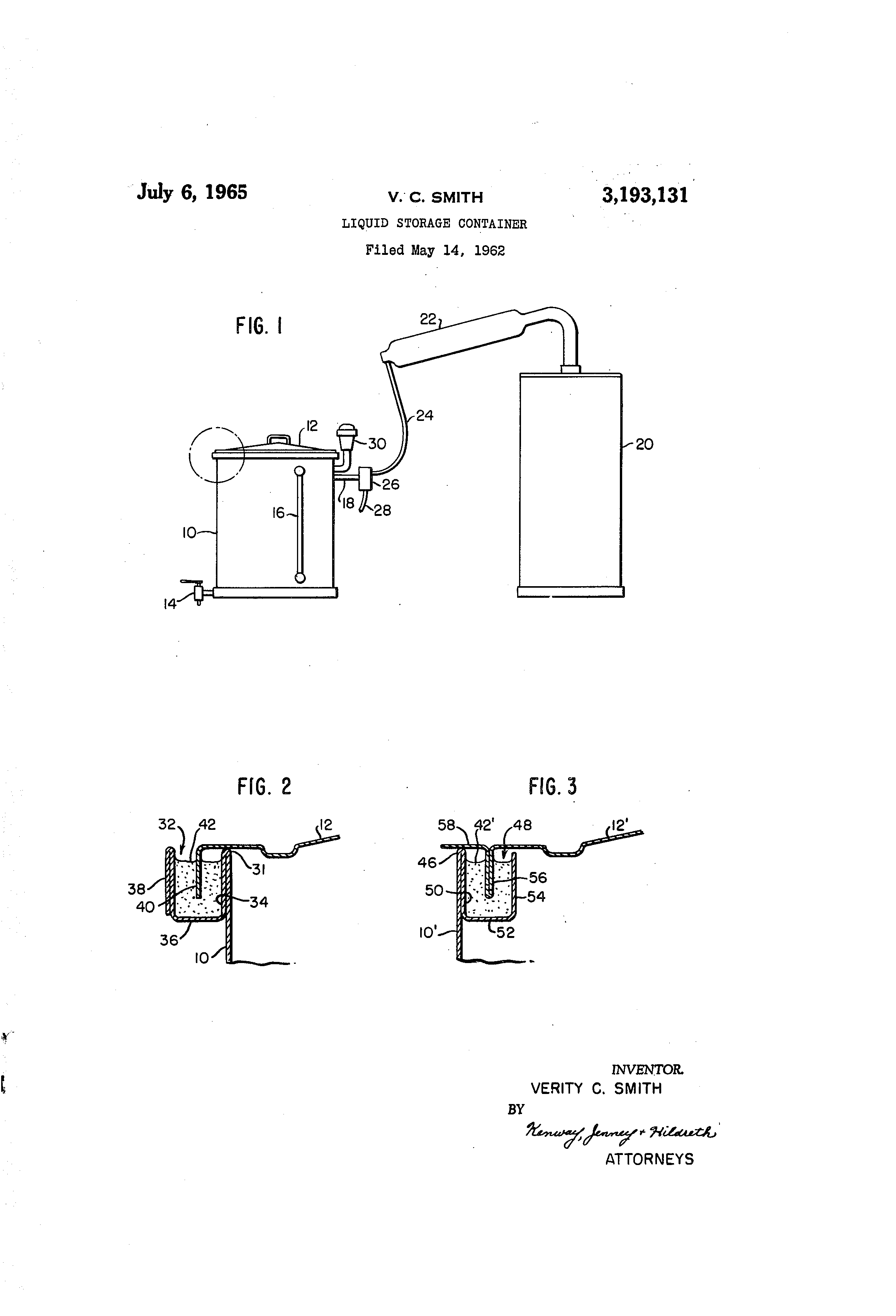 Patent of the week-Liquid storage container