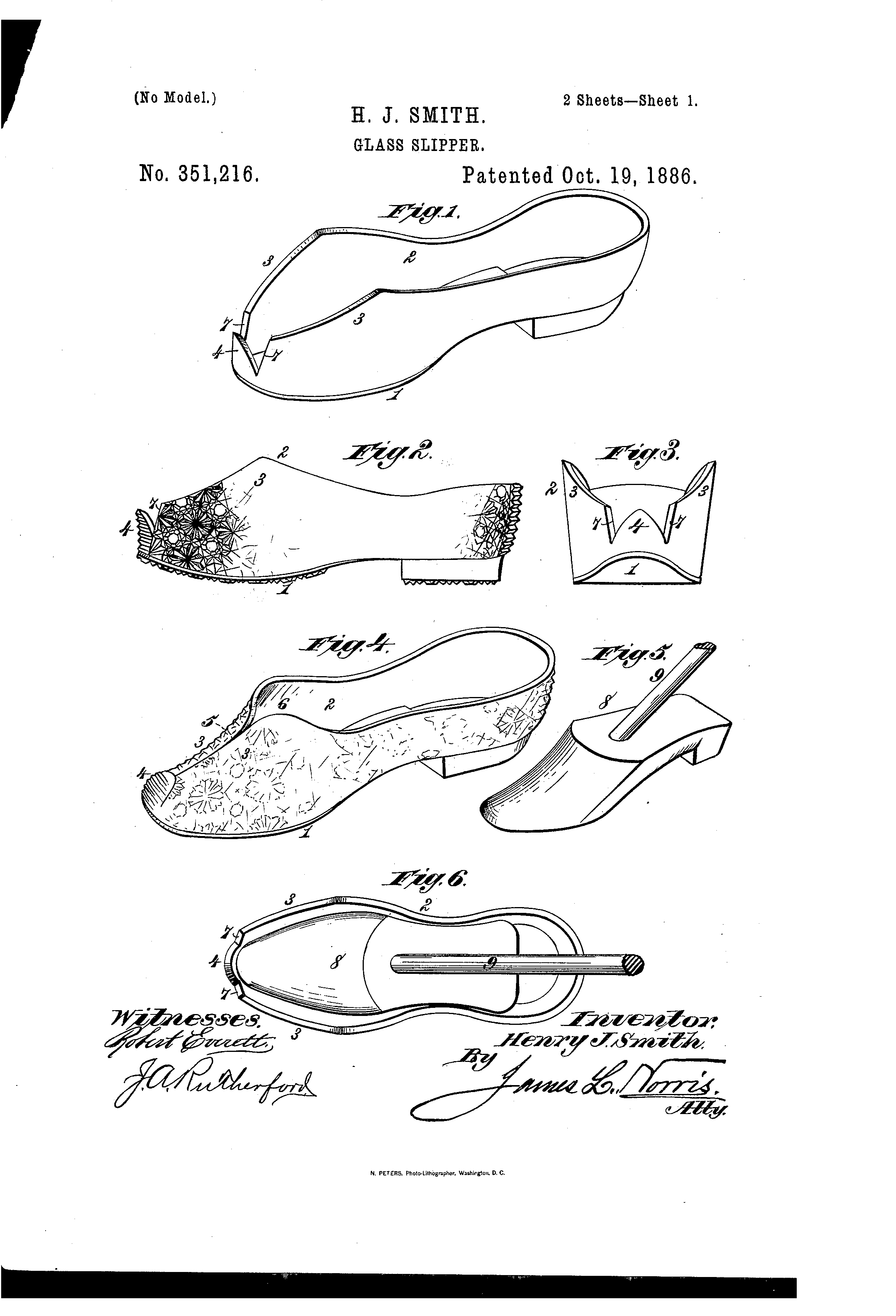 Today’s Patent- Glass Shoes