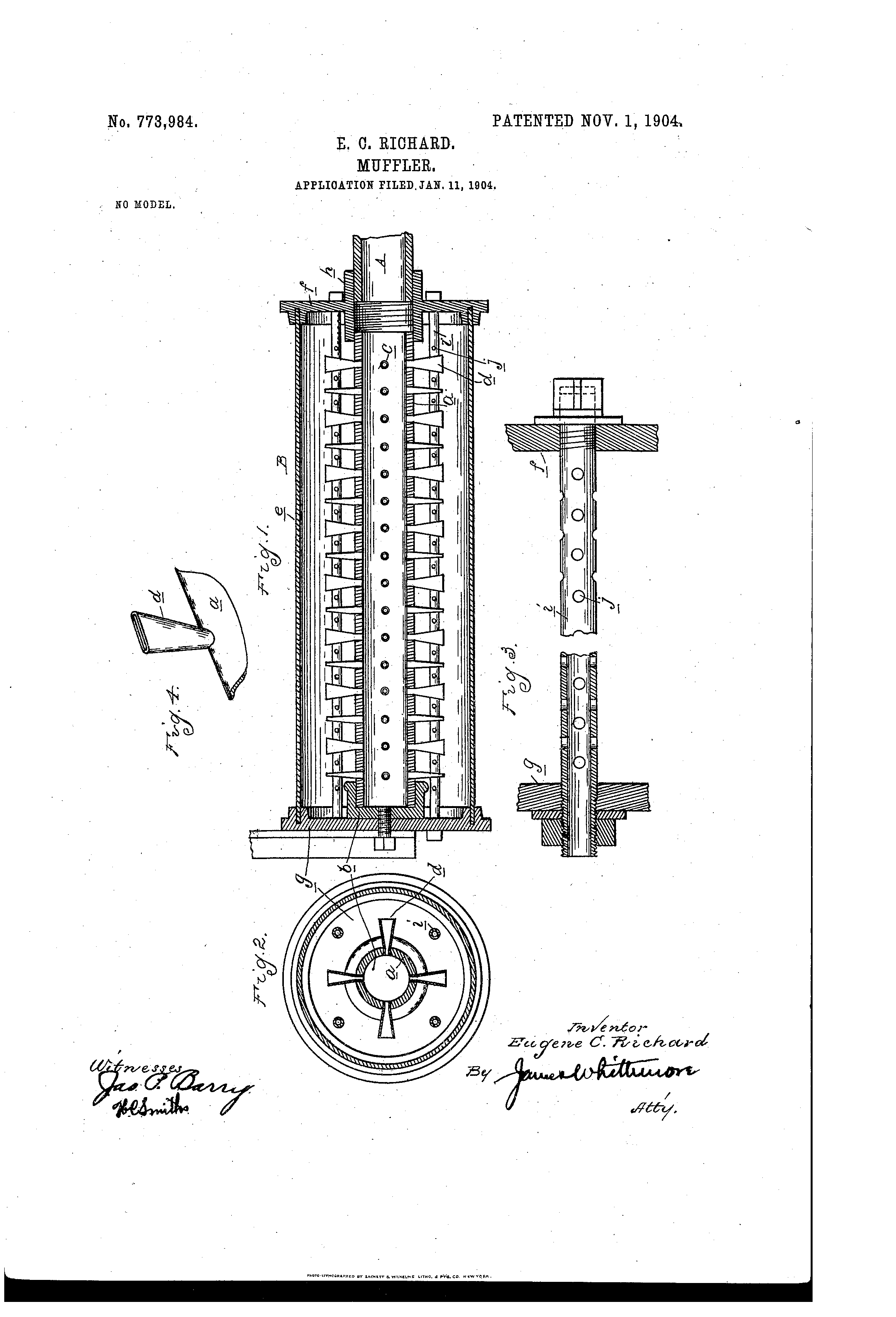 Today’s Patent- Muffler