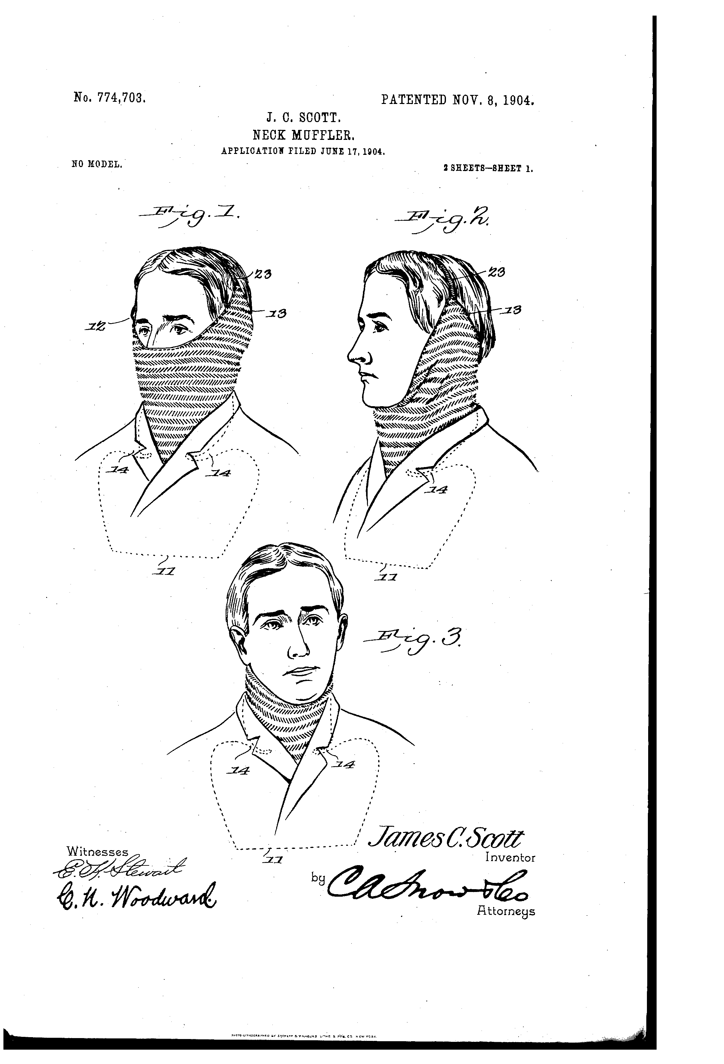 Today’s Patent- Neck Muffler