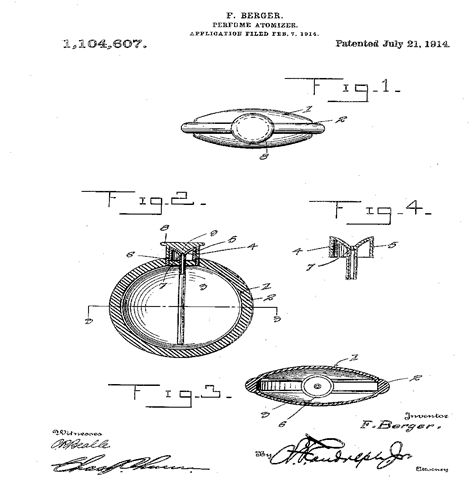 Today’s PAtent- PERFUME AUTOMIZER