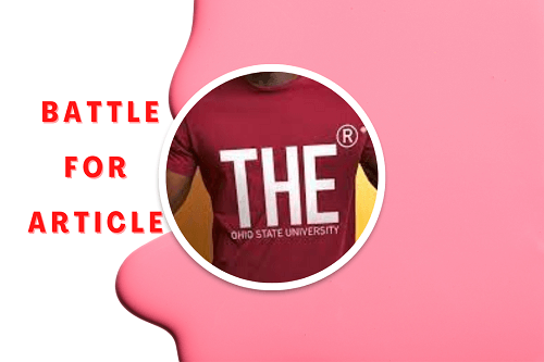 BATTLE FOR AN ARTICLE – “THE”